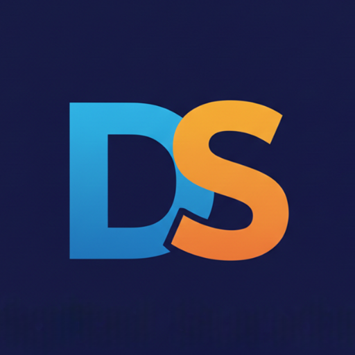 SIte icon of Digital Sunday, comprising of D and S in capital letters. D in blue and S in yellow.